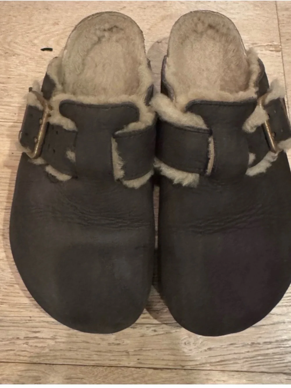 Birkenstock Boston Women’s Brown Shearling Clog Sz 41 Price Firm!